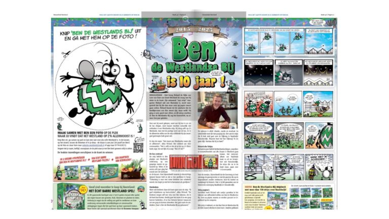 Lees meer over het artikel Ben de Westlandse Bij is jarig